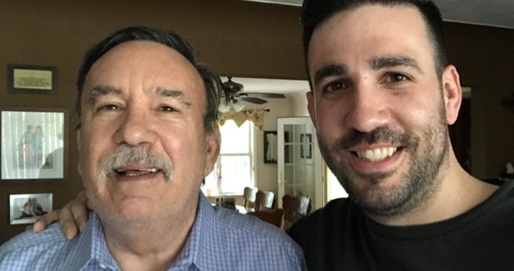 Adam and his dad, Bill